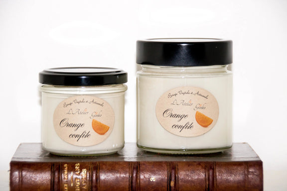 Bougie parfumée Orange Confite L'Atelier Ginko - Boutique en Ligne