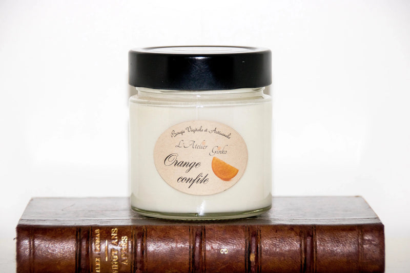 Bougie parfumée Orange Confite L'Atelier Ginko - Boutique en Ligne