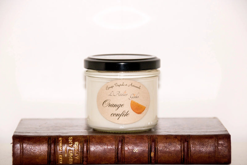 Bougie parfumée Orange Confite L'Atelier Ginko - Boutique en Ligne