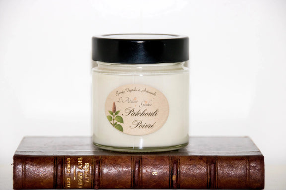 Bougie parfumée Patchouli Poivré L'Atelier Ginko - Boutique en Ligne