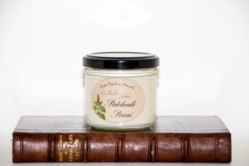 Bougie parfumée Patchouli Poivré L'Atelier Ginko - Boutique en Ligne