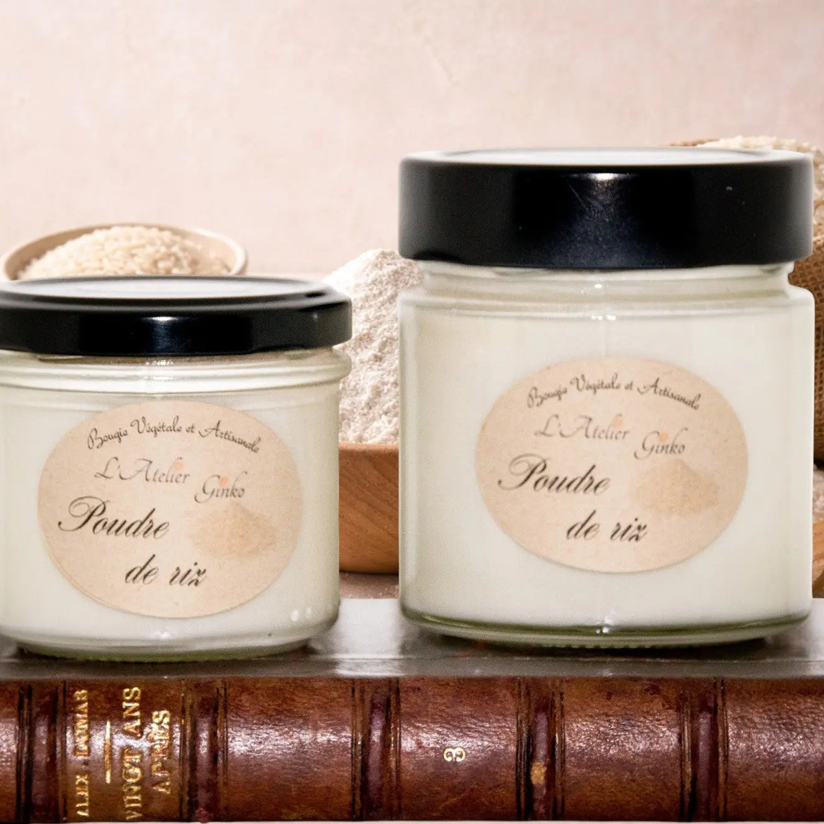 Bougie parfumée Poudre de Riz L'Atelier Ginko - Boutique en Ligne