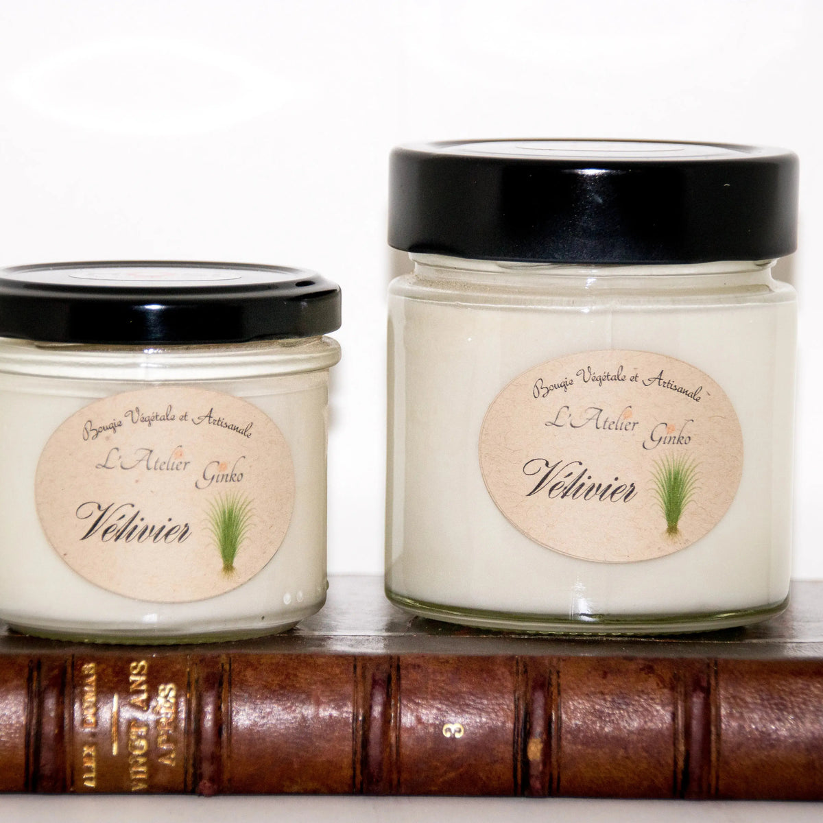 Bougie parfumée Vétivier L'Atelier Ginko - Boutique en Ligne