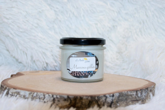 Bougie parfumée Marrons Grillés - L'Atelier Ginko - Boutique en Ligne