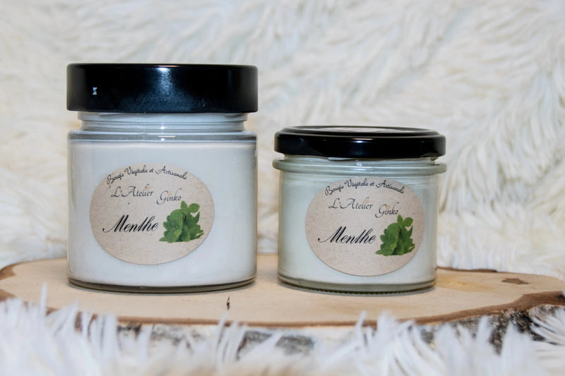Bougie parfumée Menthe L'Atelier Ginko - Boutique en Ligne