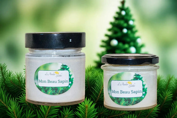 Bougie parfumée Mon Beau Sapin L'Atelier Ginko - Boutique en Ligne