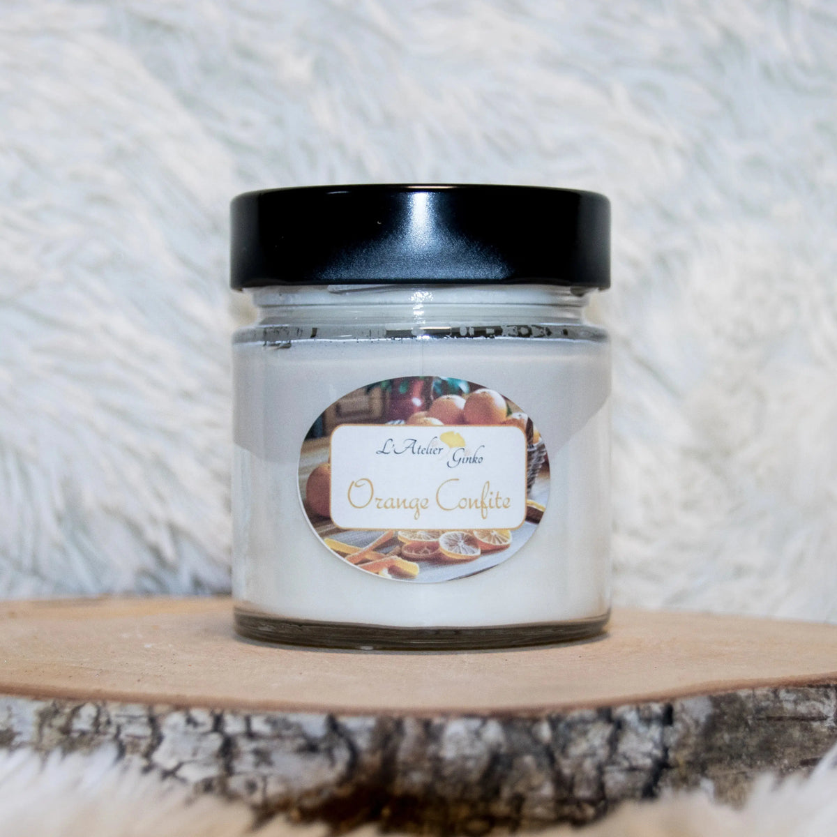 Bougie parfumée Orange Confite - L'Atelier Ginko - Boutique en Ligne