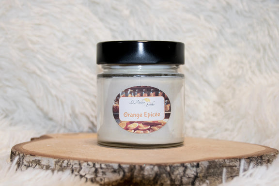 Bougie parfumée Orange Epicée - L'Atelier Ginko - Boutique en Ligne