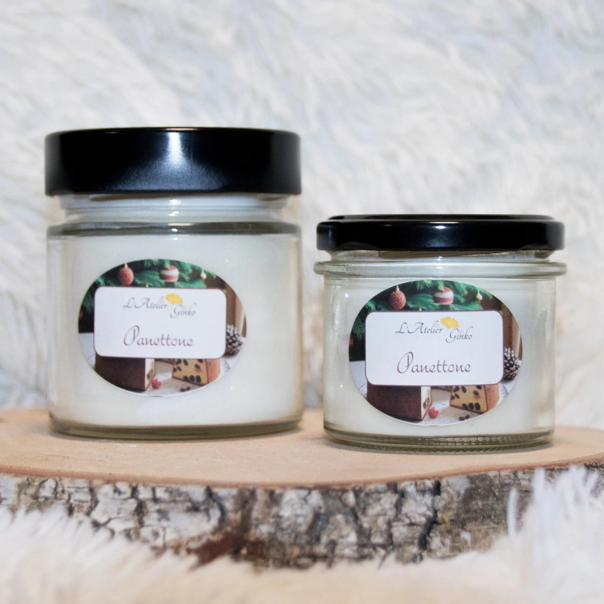 Bougie parfumée Panettone - L'Atelier Ginko - Boutique en Ligne