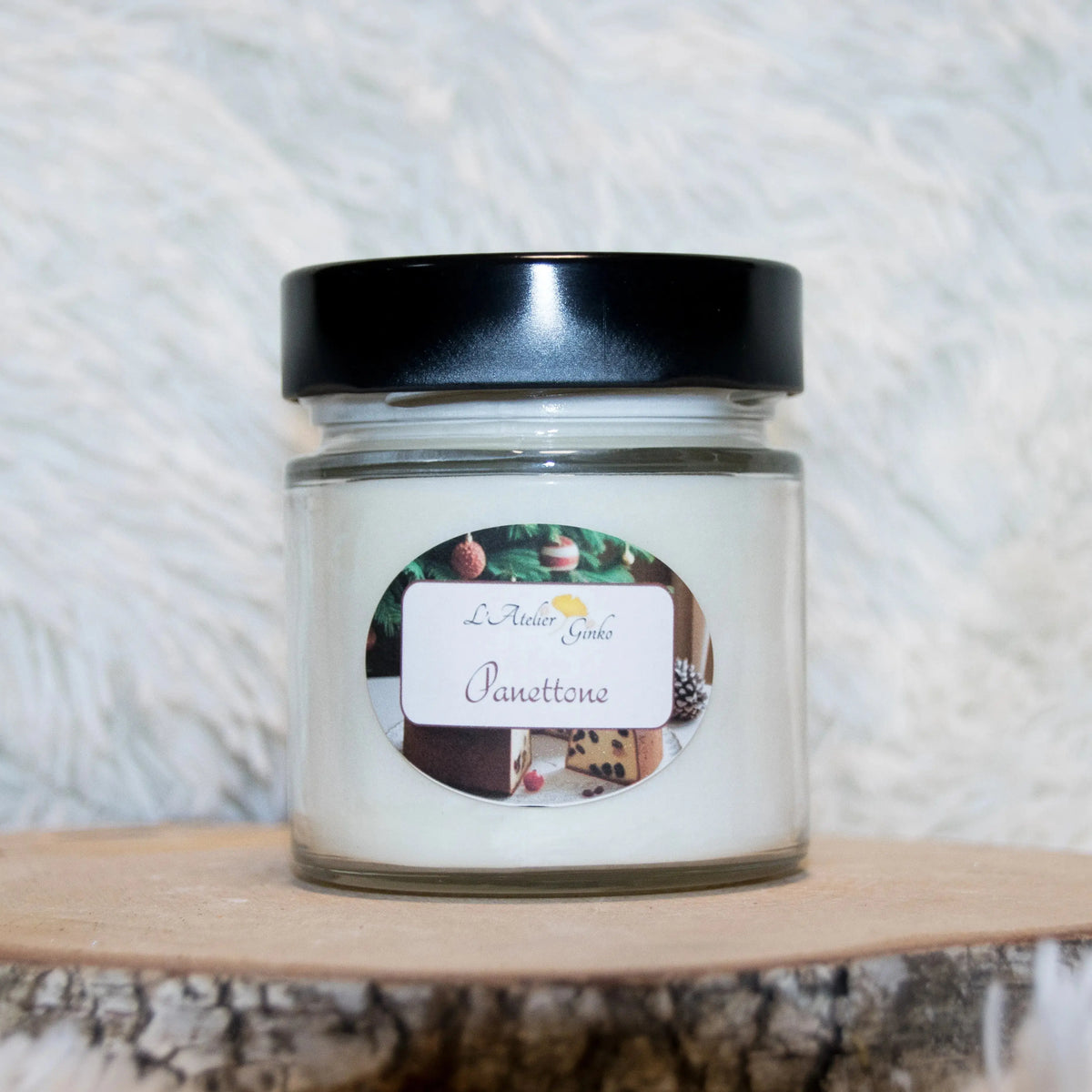 Bougie parfumée Panettone - L'Atelier Ginko - Boutique en Ligne