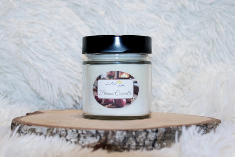 Bougie parfumée Pomme Cannelle - L'Atelier Ginko - Boutique en Ligne