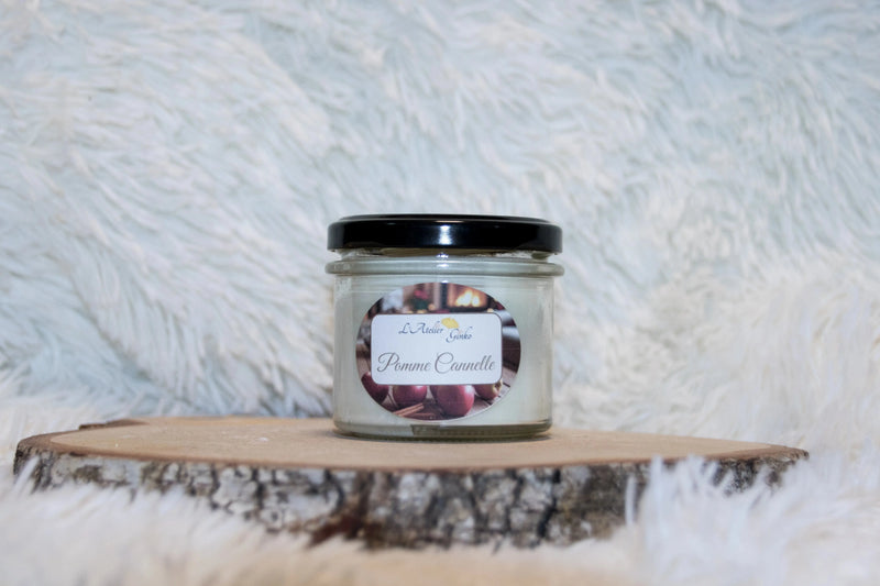 Bougie parfumée Pomme Cannelle - L'Atelier Ginko - Boutique en Ligne