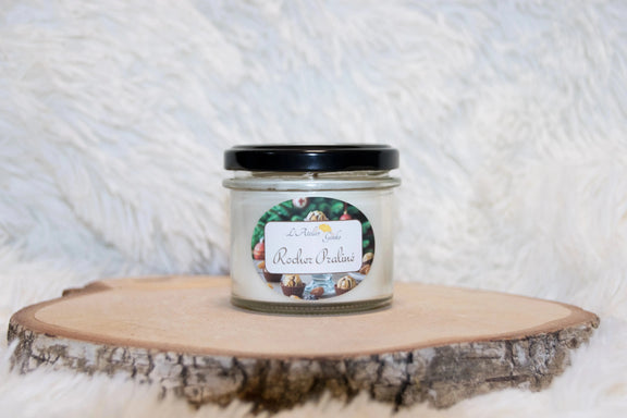 Bougie parfumée Rocher praliné - L'Atelier Ginko - Boutique en Ligne