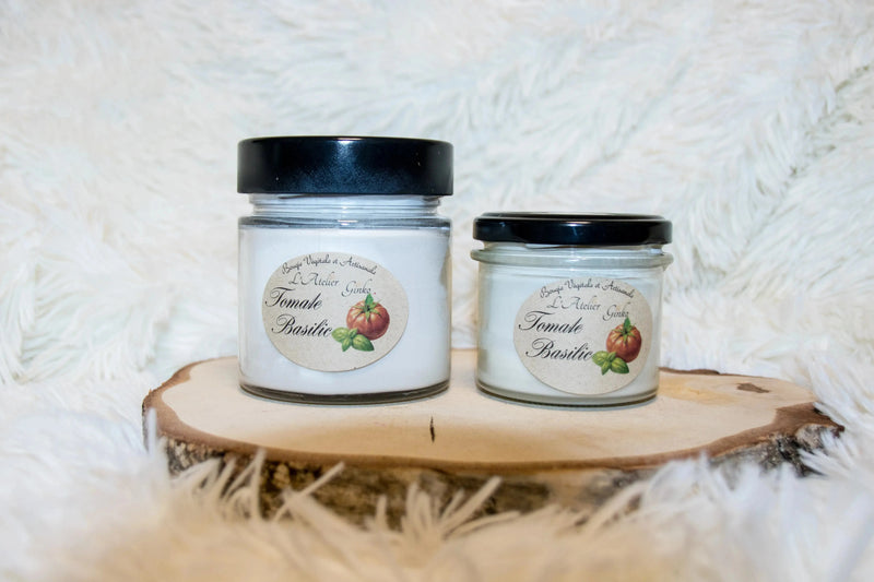Bougie parfumée Tomate Basilic L'Atelier Ginko - Boutique en Ligne