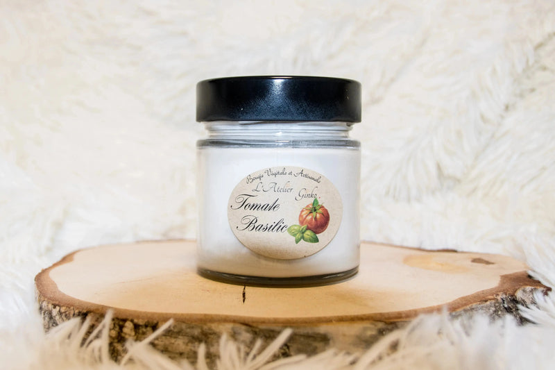 Bougie parfumée Tomate Basilic L'Atelier Ginko - Boutique en Ligne