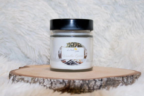 Bougie parfumée Vanille épicée - L'Atelier Ginko - Boutique en Ligne