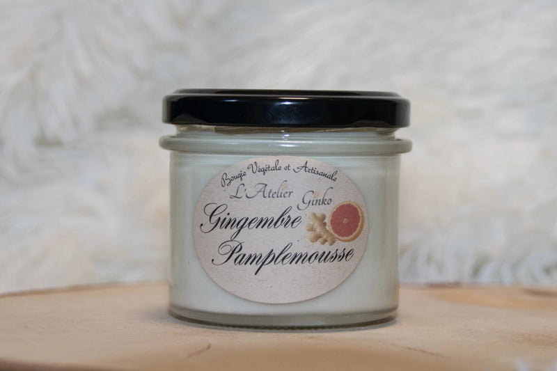 Bougie parfumée Gingembre pamplemousse L'Atelier Ginko - Boutique en Ligne