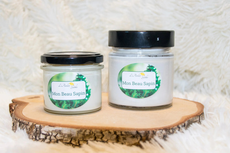 Bougie parfumée Mon Beau Sapin L'Atelier Ginko - Boutique en Ligne