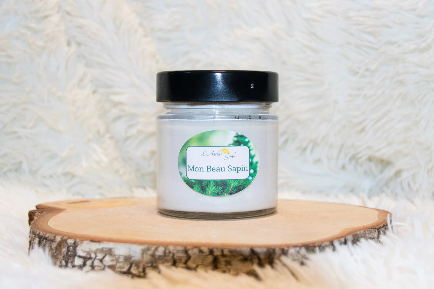 Bougie parfumée Mon Beau Sapin L'Atelier Ginko - Boutique en Ligne