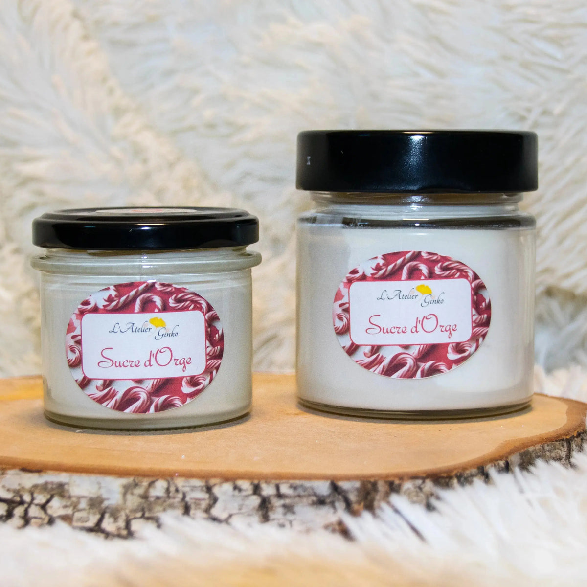 Bougie parfumée Sucre d'orge L'Atelier Ginko - Boutique en Ligne