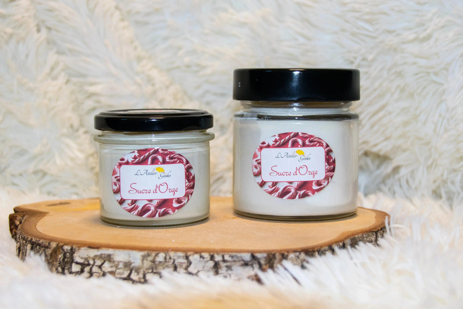 Bougie parfumée Sucre d'orge L'Atelier Ginko - Boutique en Ligne