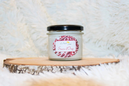 Bougie Sucre d'orge 90g cire soja Noël - L'Atelier Ginko