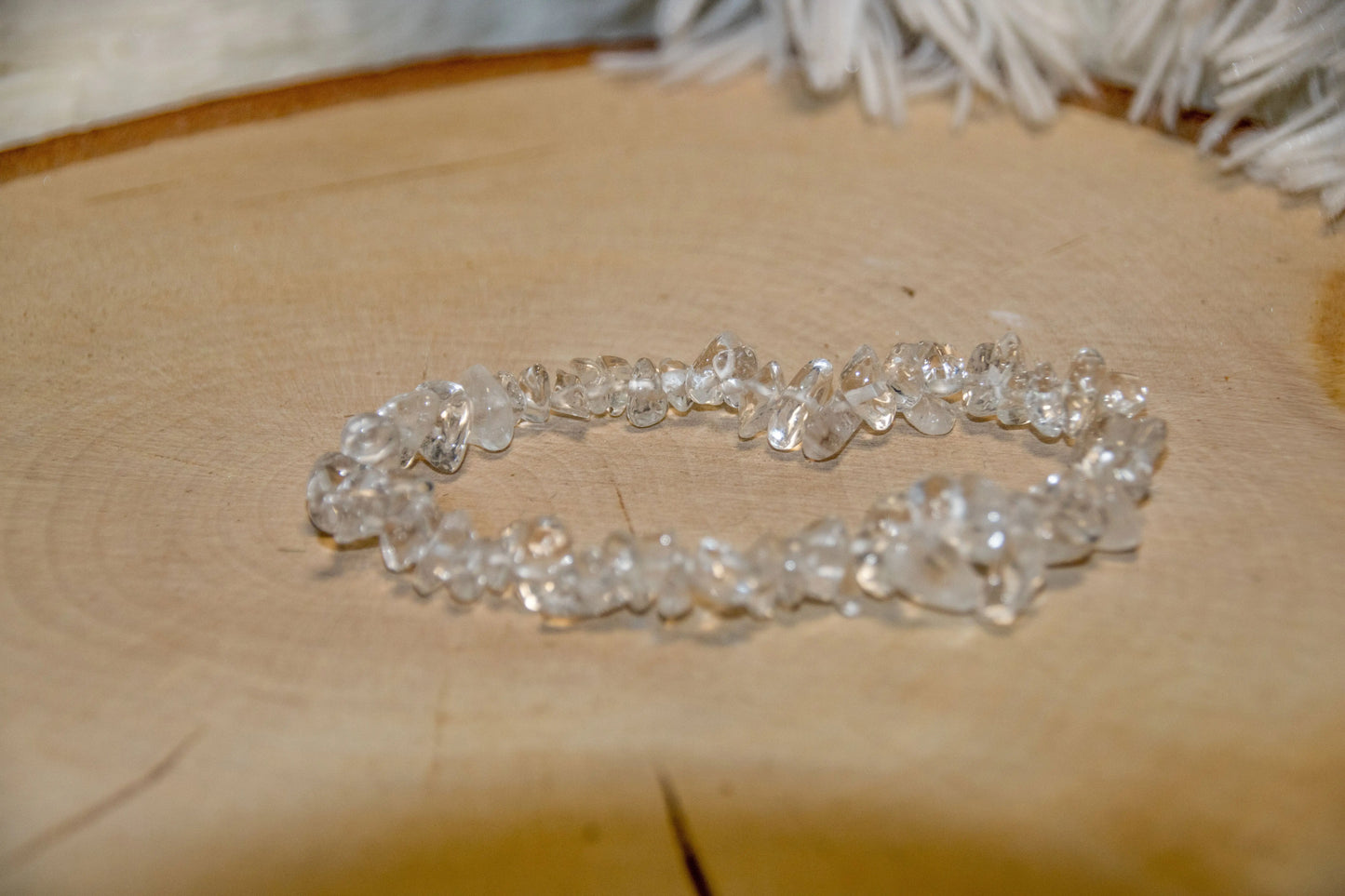 Bracelet Cristal de roche rutile L'Atelier Ginko - Boutique en Ligne