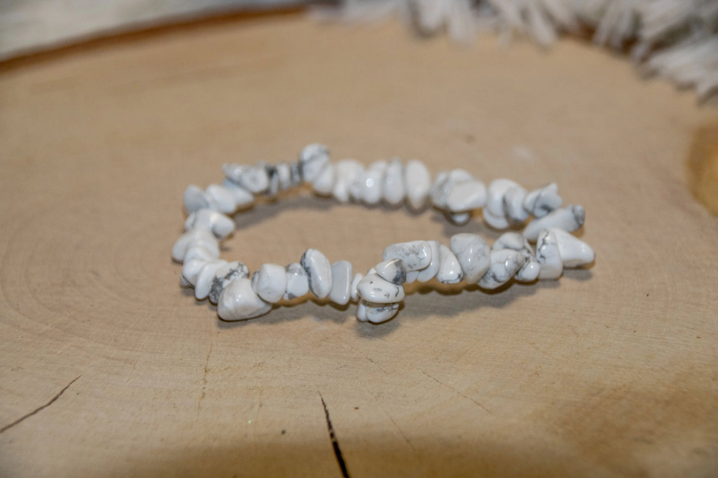 Bracelet Howlite L'Atelier Ginko - Boutique en Ligne