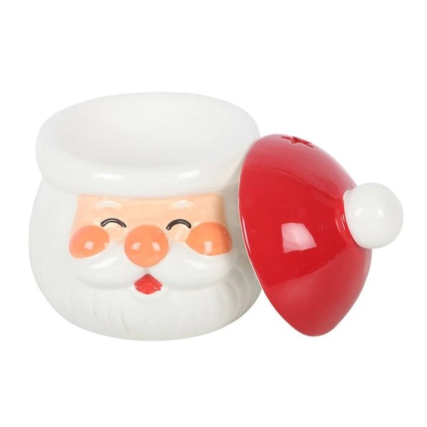 Brûle-parfum Père Noël Joyeux en céramique - L'Atelier Ginko - Boutique en Ligne