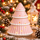 Brûle-Parfum Sapin de Noël Rose – Céramique - L'Atelier Ginko - Boutique en Ligne