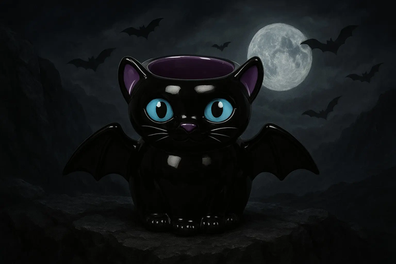 Diffuseur Chat Chauve souris L'Atelier Ginko - Boutique en Ligne