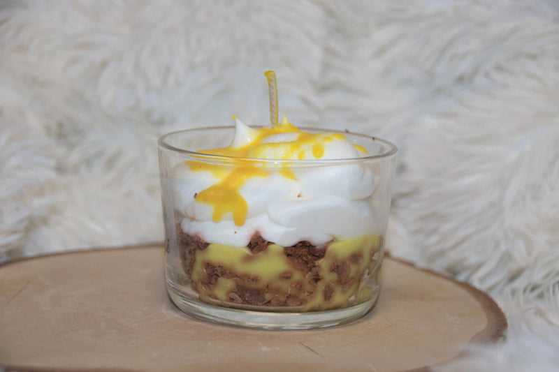 Bougie Chantilly gourmande Citron meringué L'Atelier Ginko - Boutique en Ligne