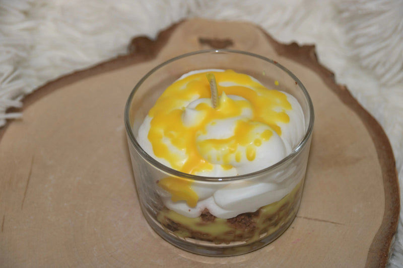 Bougie Chantilly gourmande Citron meringué L'Atelier Ginko - Boutique en Ligne