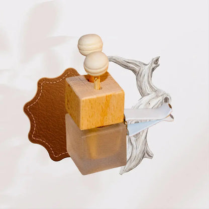 Diffuseur Voiture Cuir et bois L'Atelier Ginko - Boutique en Ligne