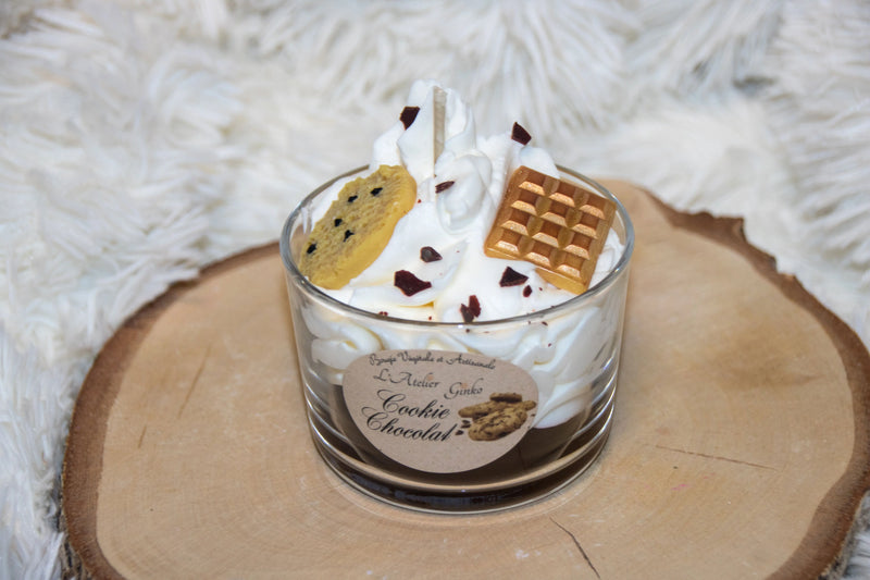 Bougie Cookie chocolat L'Atelier Ginko - Boutique en Ligne