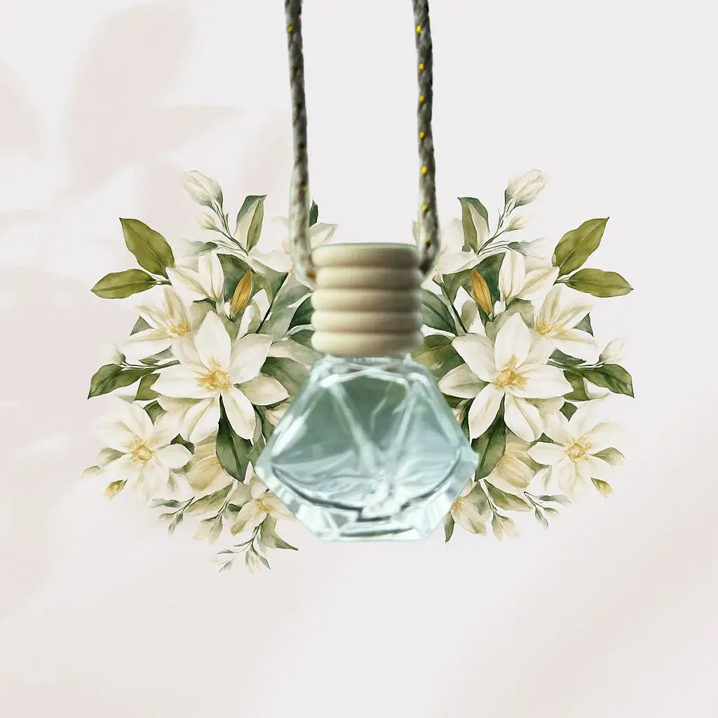 Diffuseur Voiture Bouquet de fleurs blanches L'Atelier Ginko - Boutique en Ligne