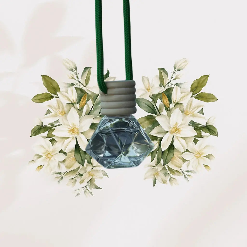 Diffuseur Voiture Bouquet de fleurs blanches L'Atelier Ginko - Boutique en Ligne