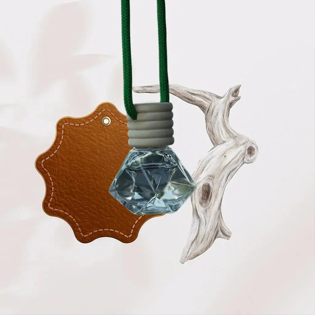 Diffuseur Voiture Cuir et bois L'Atelier Ginko - Boutique en Ligne