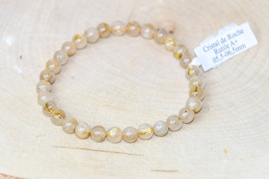 Cristal de roche rutile L'Atelier Ginko - Boutique en Ligne