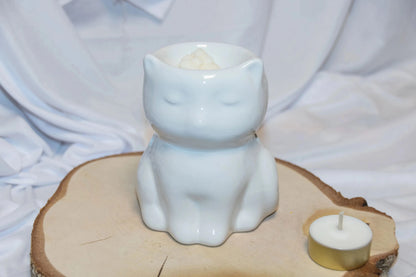 Brûle-parfum Chat vue détail - L'Atelier Ginko