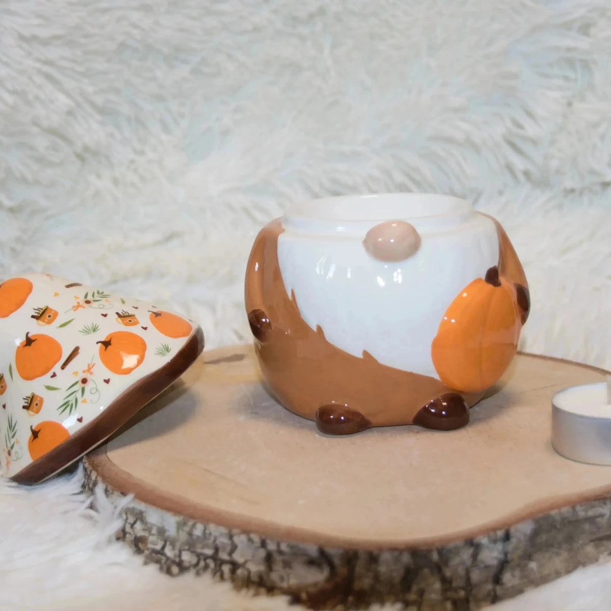 Diffuseur Gnome Automnale – Brûle Parfum Céramique - L'Atelier Ginko - Boutique en Ligne