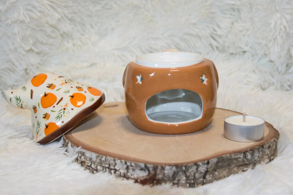 Diffuseur Gnome Automnale – Brûle Parfum Céramique - L'Atelier Ginko - Boutique en Ligne