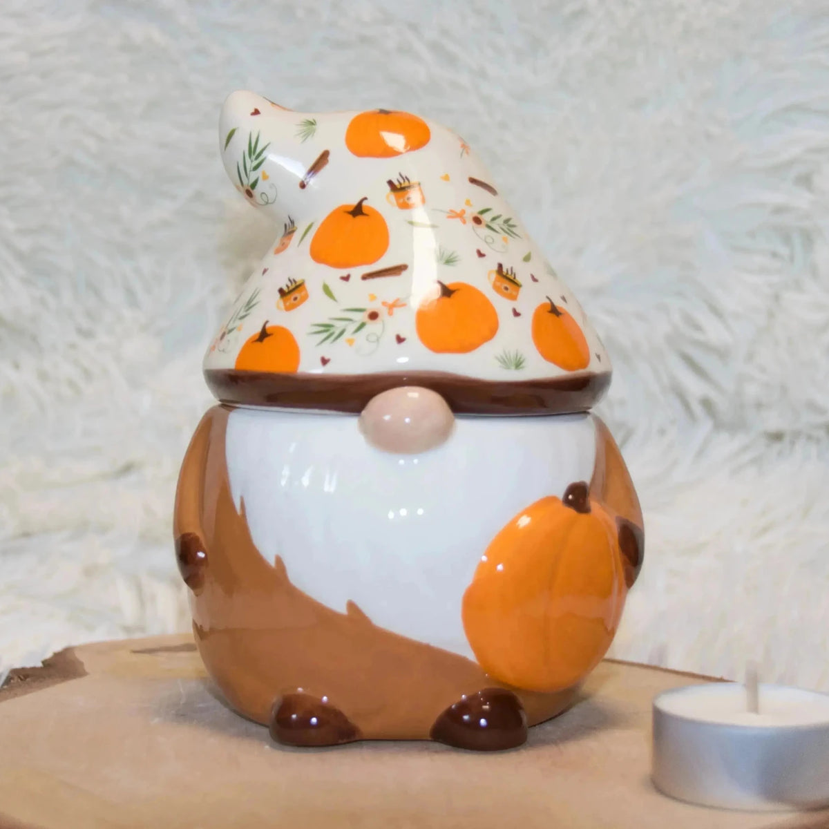 Diffuseur Gnome Automnale – Brûle Parfum Céramique - L'Atelier Ginko - Boutique en Ligne
