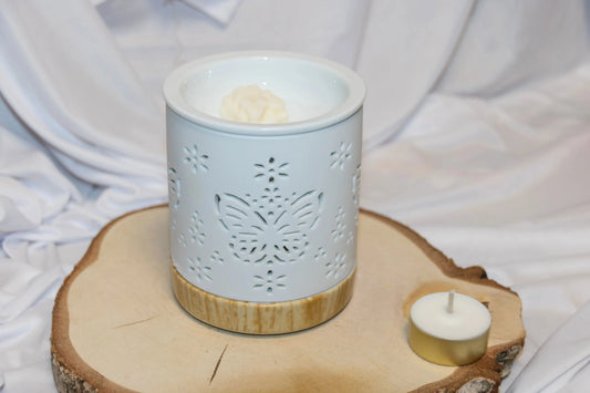 Diffuseur en céramique avec papillon -  'Atelier Ginko - Boutique en Ligne