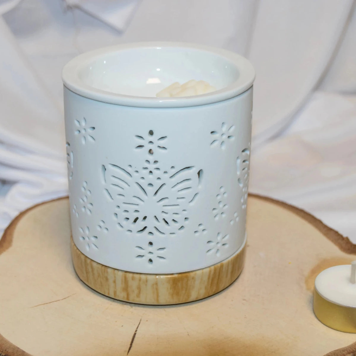 Diffuseur brule-parfum céramique Papillons artisanal - L'Atelier Ginko