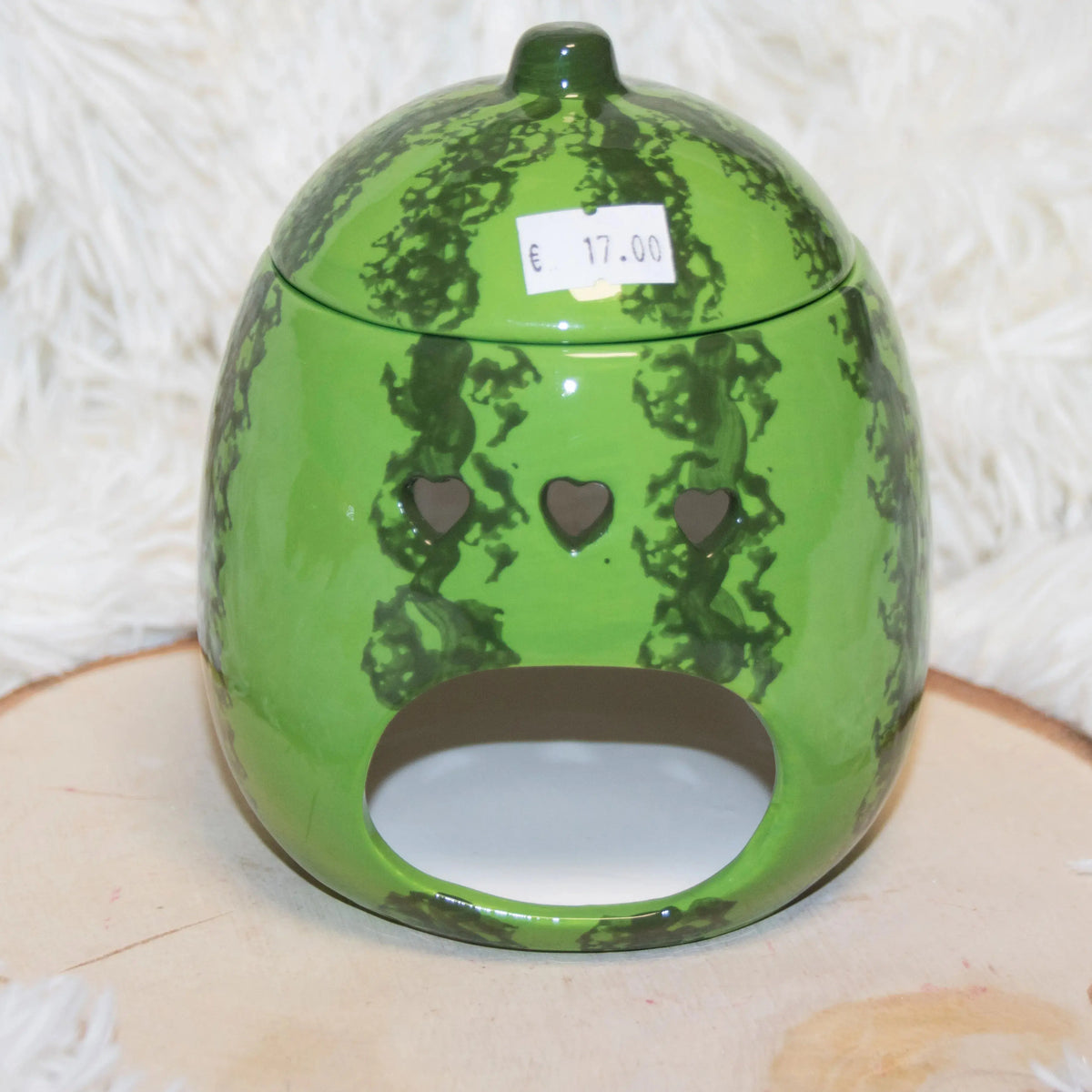 Diffuseur en céramique pastèque -  'Atelier Ginko - Boutique en Ligne