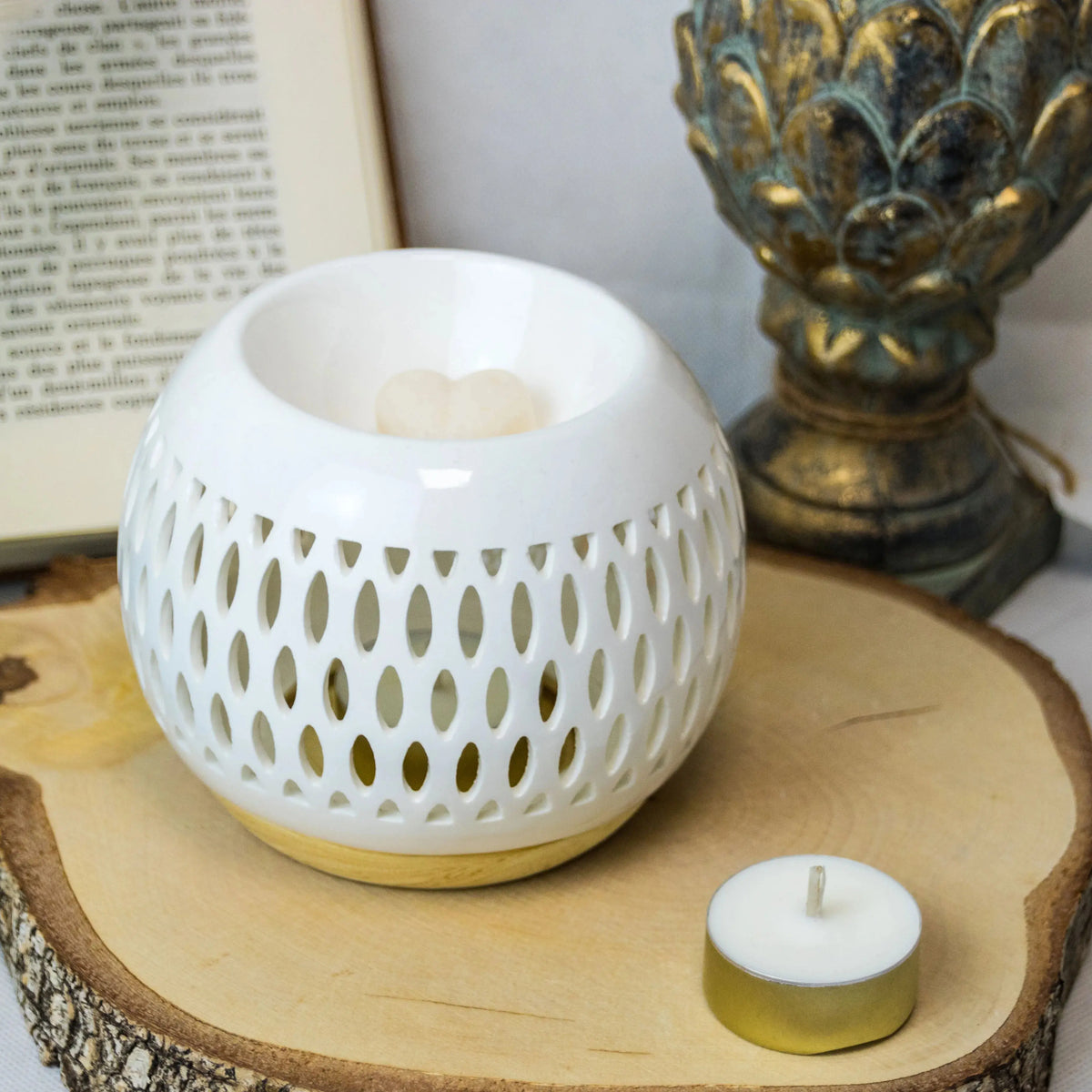 Diffuseur en céramique rond -  L'Atelier Ginko - Boutique en Ligne