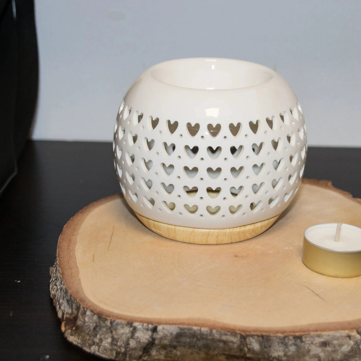 Diffuseur en céramique coeur -  L'Atelier Ginko - Boutique en Ligne