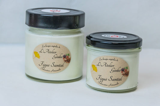 Fig and Sandalwood Scented Candle