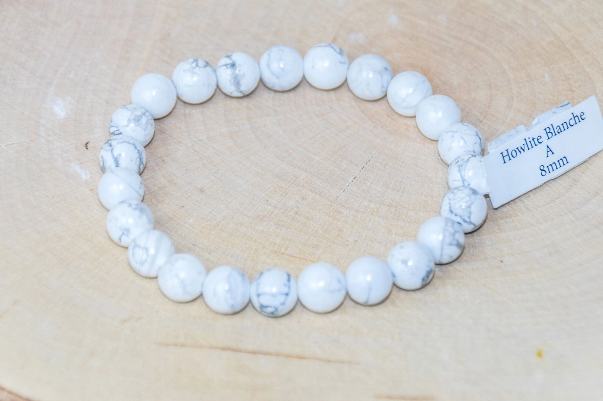 Bracelet Howlite L'Atelier Ginko - Boutique en Ligne